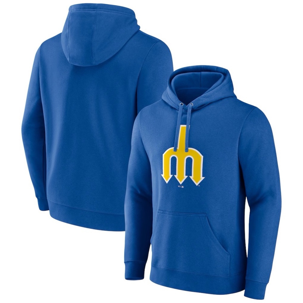 NWT men's medium fanatics seattle mariners Cooperstown collection fleece hoodie
